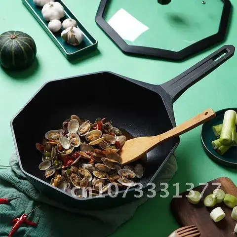 Cooking Pan Hexclad Cookware Non Stick Frying Pan Ramen Hot Soup Pot Skillet Milk Pot Breakfast Egg Crepe Pan Kitchen Utensils