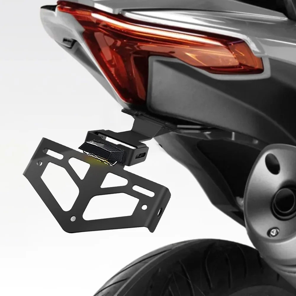 For HONDA XADV750 NC700/750 S/X XLV600/650/700 TRANSALP XL600/650/700V Motorcycle Adjustable License Plate Relocation Bracket