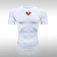 Compression T Shirt Men Summer Sportswear Running T-shirt Elastic Quick Dry Sport Tops Tee Athletic Gym Workout Shirts Men