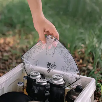 Cuenco plegable para acampar al aire libre, vajilla portátil duradera para acampar, juego de platos y cuencos resistentes al calor sin Bpa, equipo de acampada