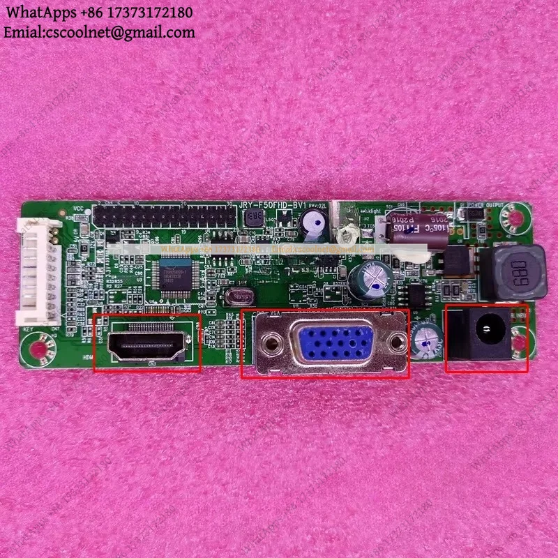 JS02 JRYAA03B-E5VLA Display Driver Board JRY-F5DFHD-BV1 Flat Vertical Interface