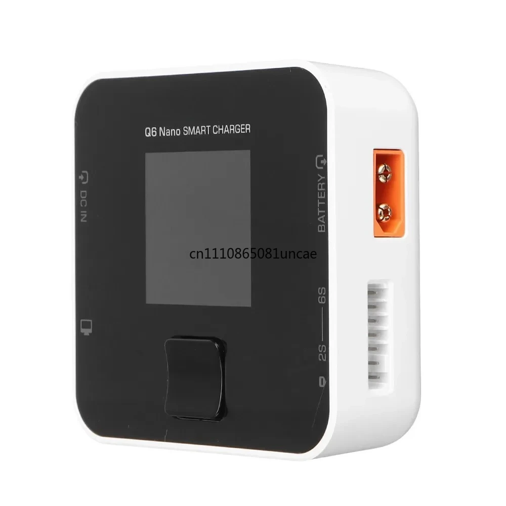 

For ISDT Q6 Nano 8A 200W DC 2-6S LCD Display Digital Smart Battery Balance Charger Li-Po Li-Hv Li-Ion Li-Fe NiMH Ni-Cd Pb