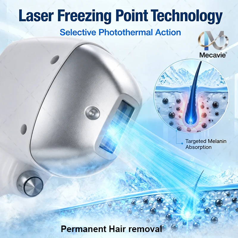 Mecavie 2 IN 1 Diode Laser Picosecond Machine 5 Wavelength 5000W 10 Bars FAC Fast Axis Collimation Sapphire Cooling Hair Removal