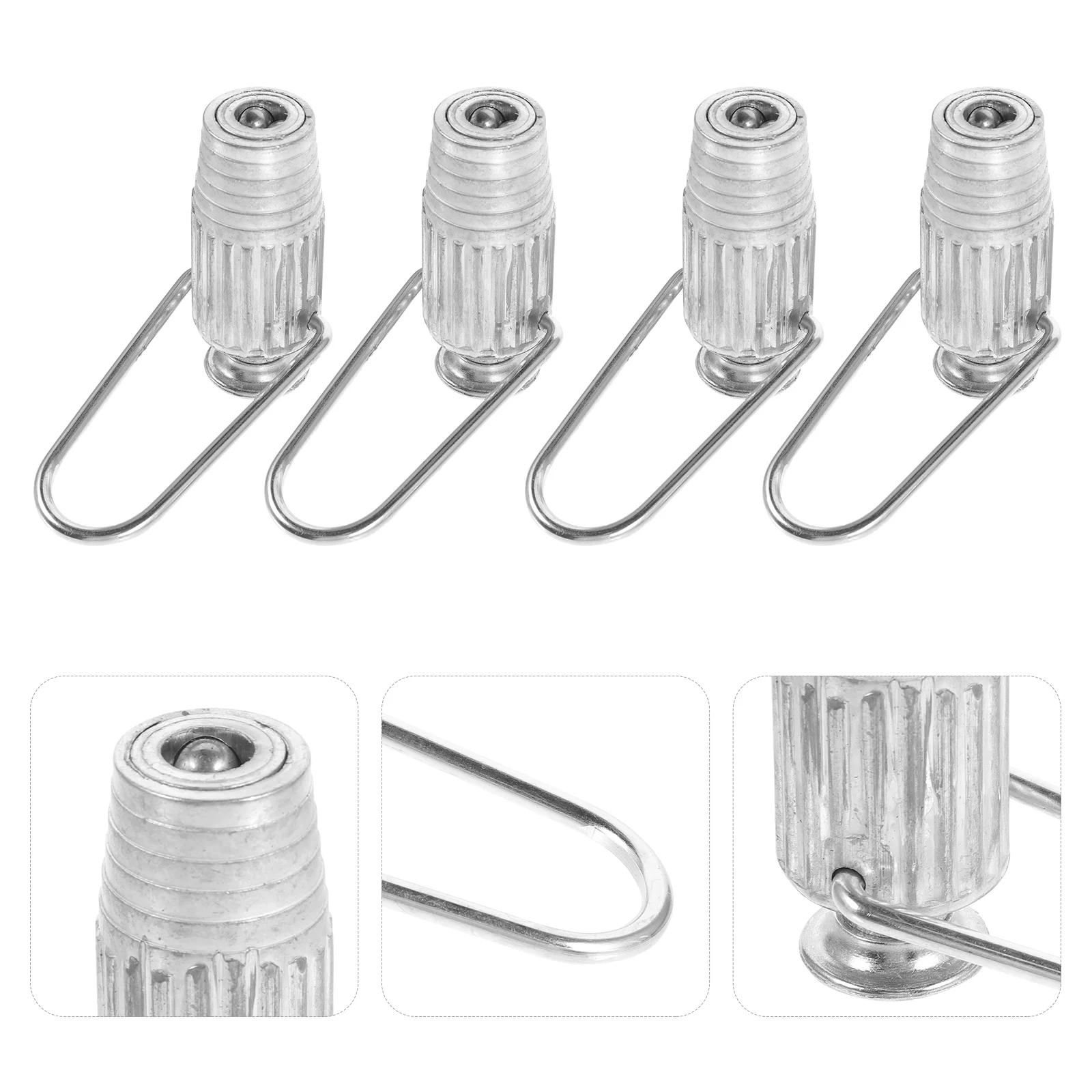 4 Pcs Clothesline Tightener Laundry Gadgets Household Supplies Dryer Tools Steel Wire