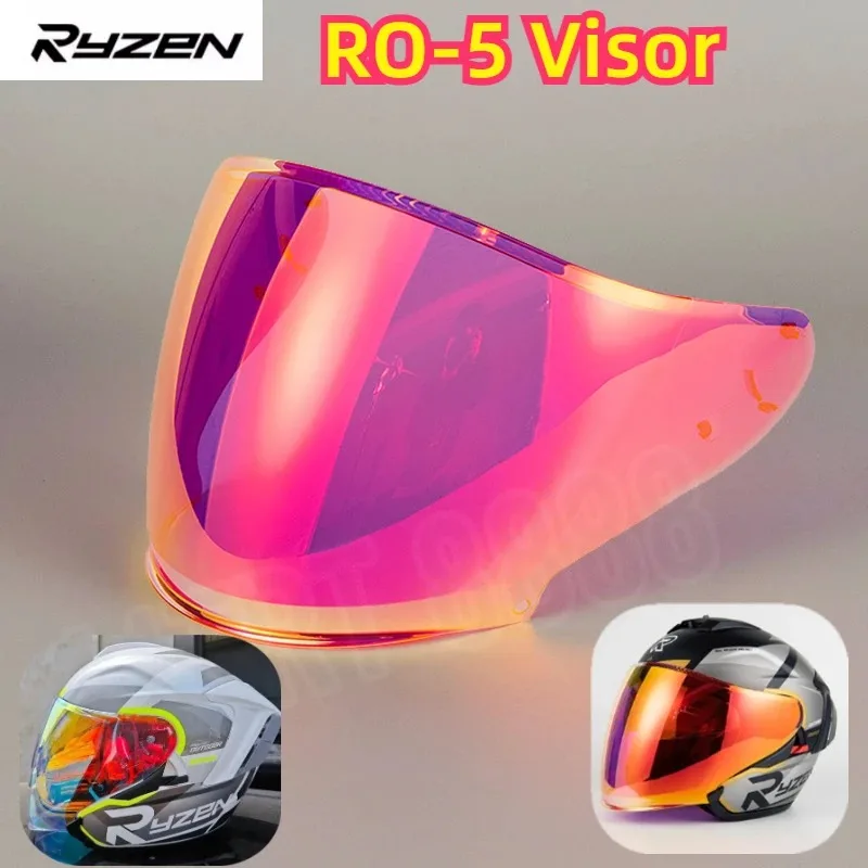 Ryzen Motorcycle Helmet Half Helmet Lens for RO-5 Helmet Dustproof Anti-uv Windshield Motorcycle Helmets Lens