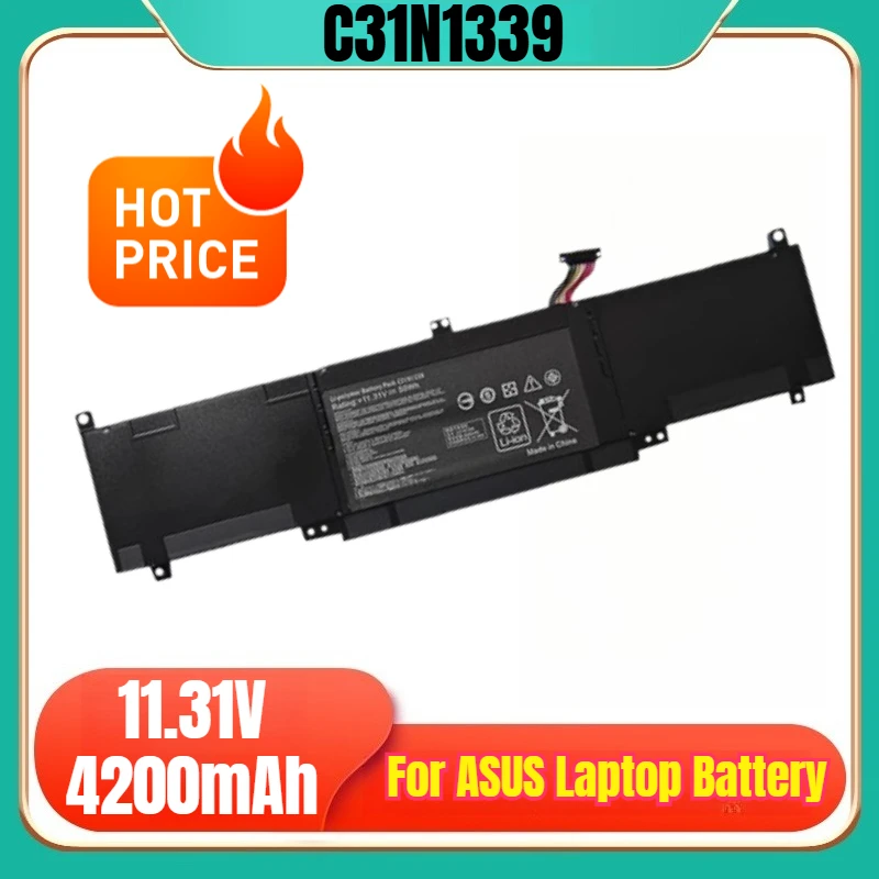 

C31N1339 11.31V 4200mAh Laptop Battery for ASUS ZenBook UX303 UX303L UX303LA UX303LB UX303LN UX303LNB UX303UA UX303UB Q302L