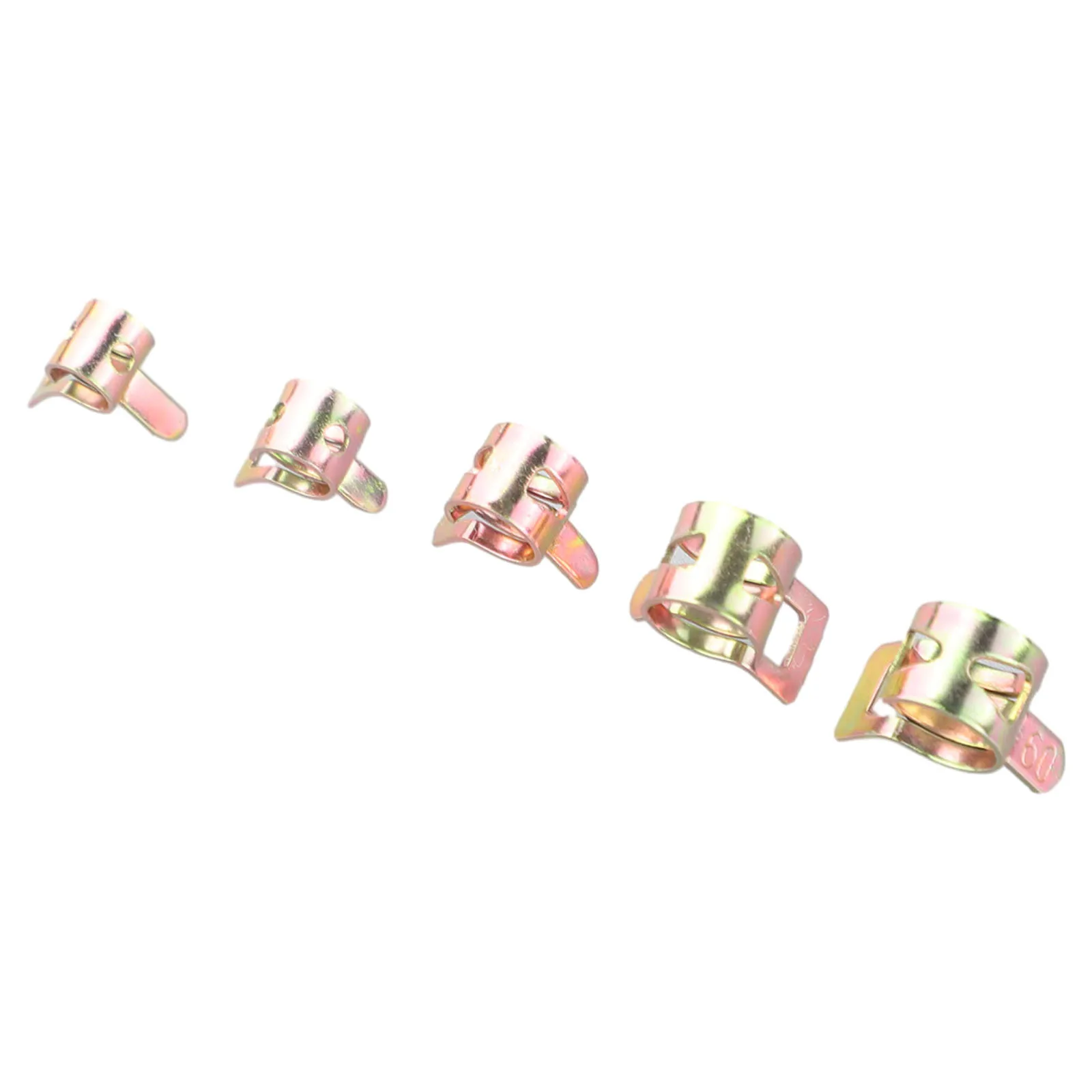 Practical Quality Spring clip 5/6/7/8/9mm 50Pcs Air Tube Clamps Fuel Pipe Hose Pipe Water Line 65Mn Spring Steel