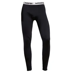 Mens Winter Elastic Thermal Bottoms Long Johns Legging Underwear Pajama Pants Men's Winter Trousers Tight Base Layer Leggings