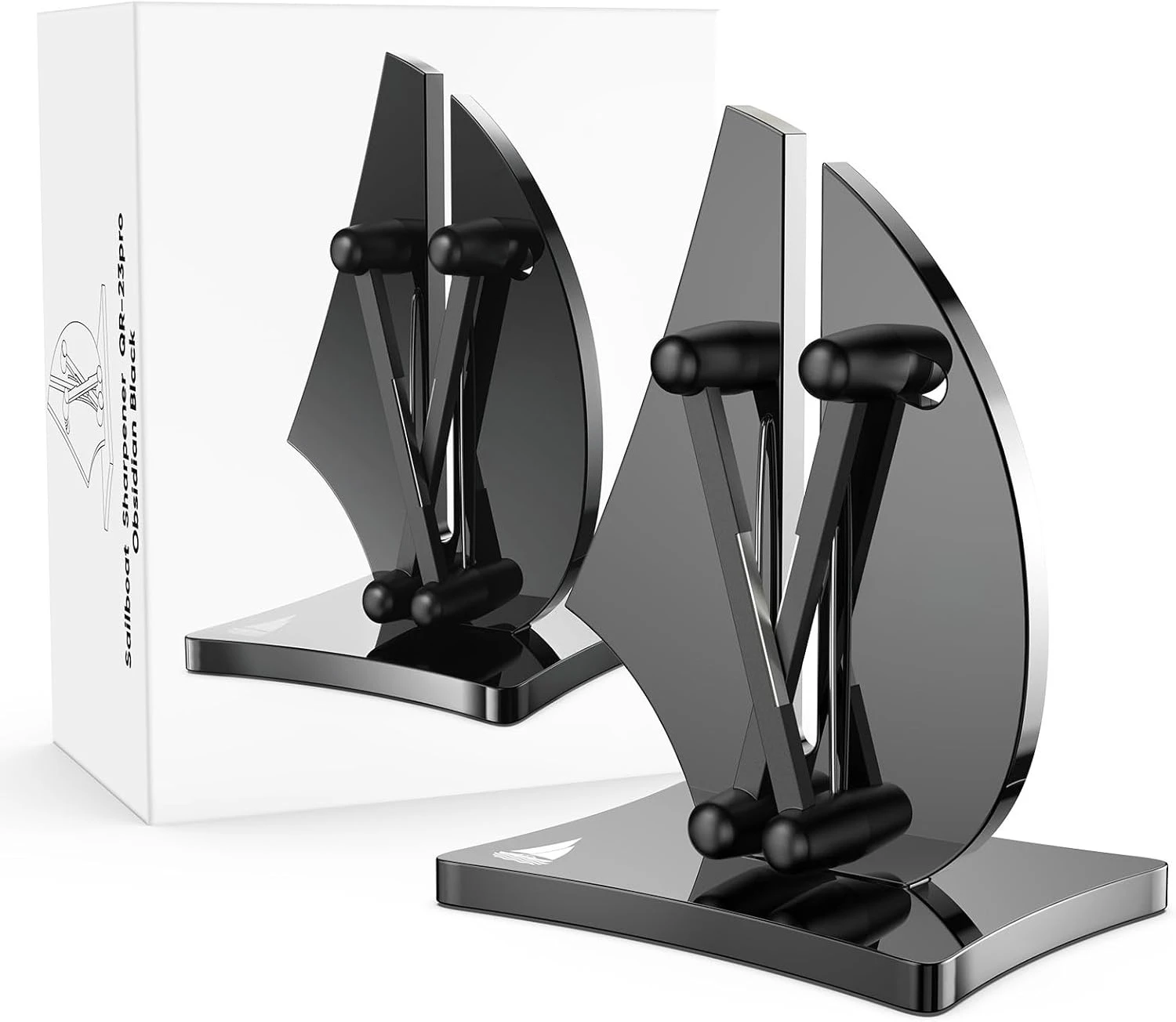 

VN3 Professional Knife Sharpener | 3-Action Streamlined Sailboat Design for Effortless Knife Sharpening - The Ultimate Tool