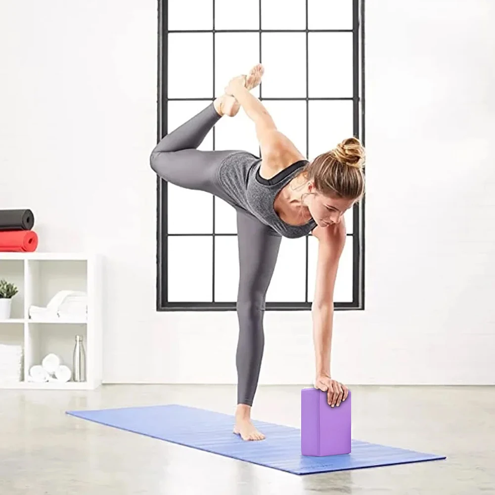EVA Yoga Block Waterproof Yoga Balance Bricks Moisture-Proof High Density Yoga Blocks Body Shaping Yoga Blocks for Yoga Pilates - Image 6