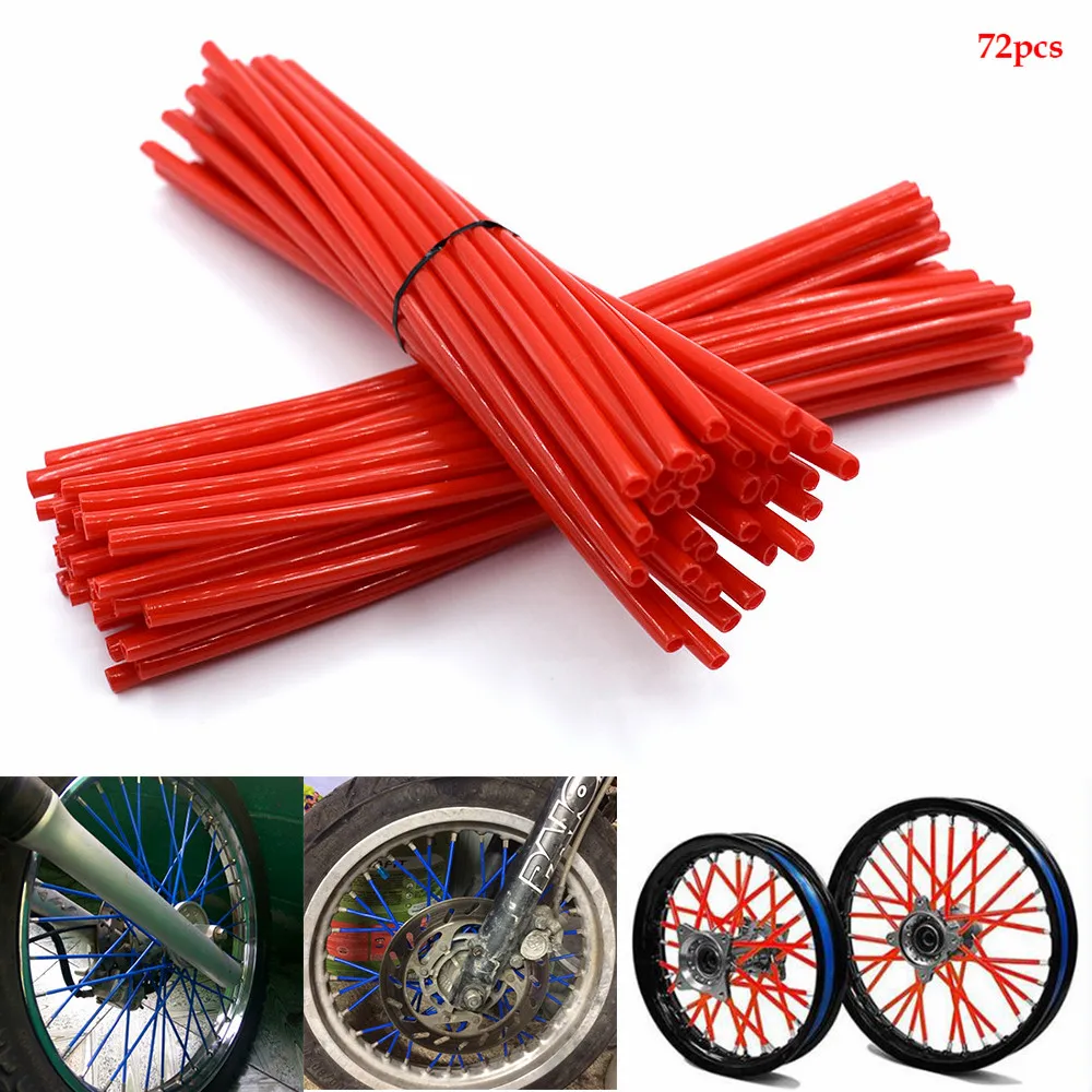 Motorcycle Spoke Skins Wheel Rim Wrap Tubes Cover for KTM 690 DUKE 990 1290 SUPER DUKE RC8/R 1190 Adventure R 1290 LBS Duke 125