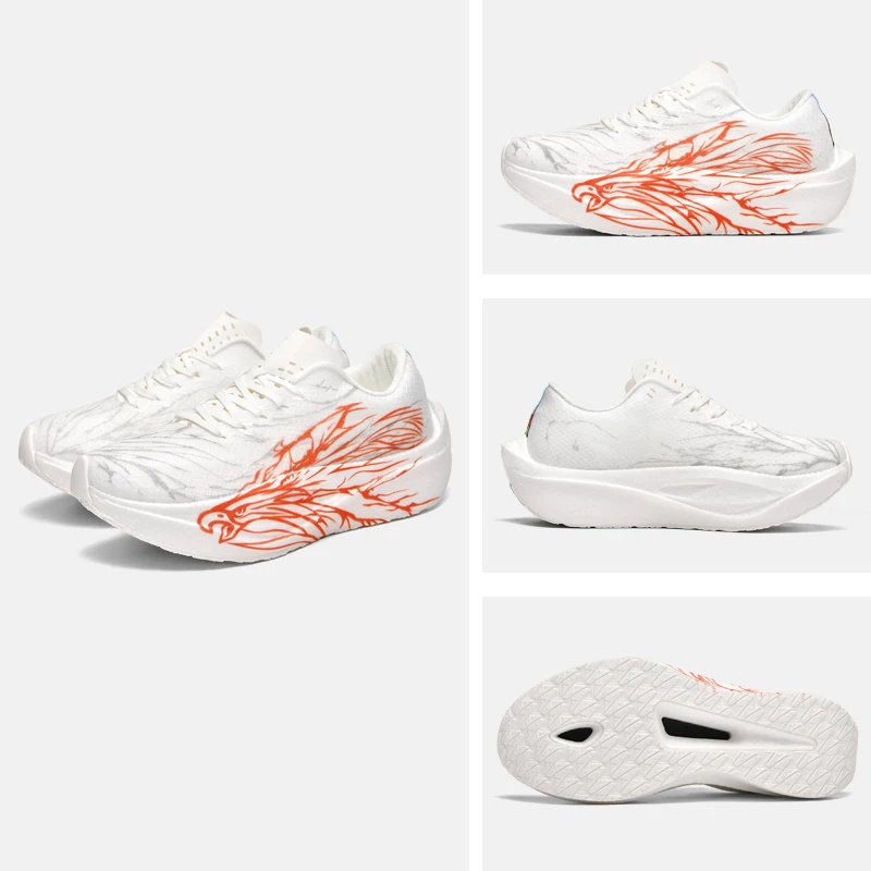 New Men's Running Shoes Summer Non-slip Cushioning Racing Carbon Plate Sneakers Outdoor Non-slip Shock-absorbing Tennis Shoes