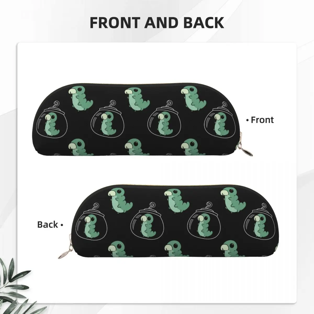 Hollow Knight Grub Pattern Pencil Case Pen Holder Storage Stationery Supplies Large Capacity Pen Box Pencil Bag for Students