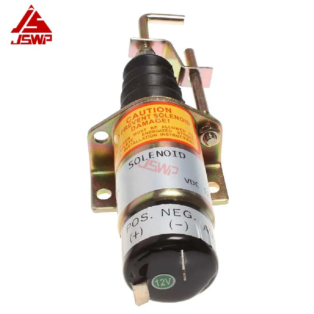 

SA-3405T 366-07197 1502-12C7U2B2S1 Diesel Fuel Shut Off Solenoid Valve 2 Pins 12V Excavator Electric Solenoid Parts