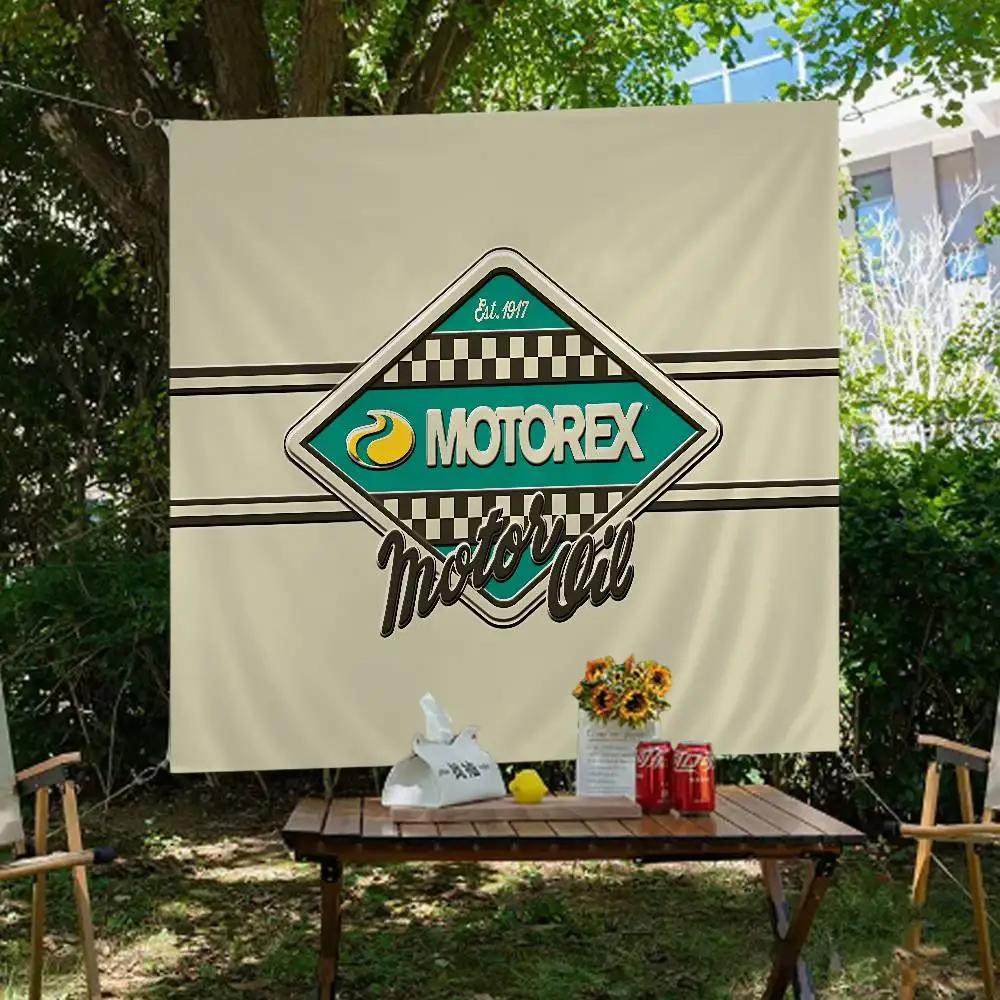 M-Motorexs Retro Flags Multiple Choice Living Studio Booth Interior Decoration Banner