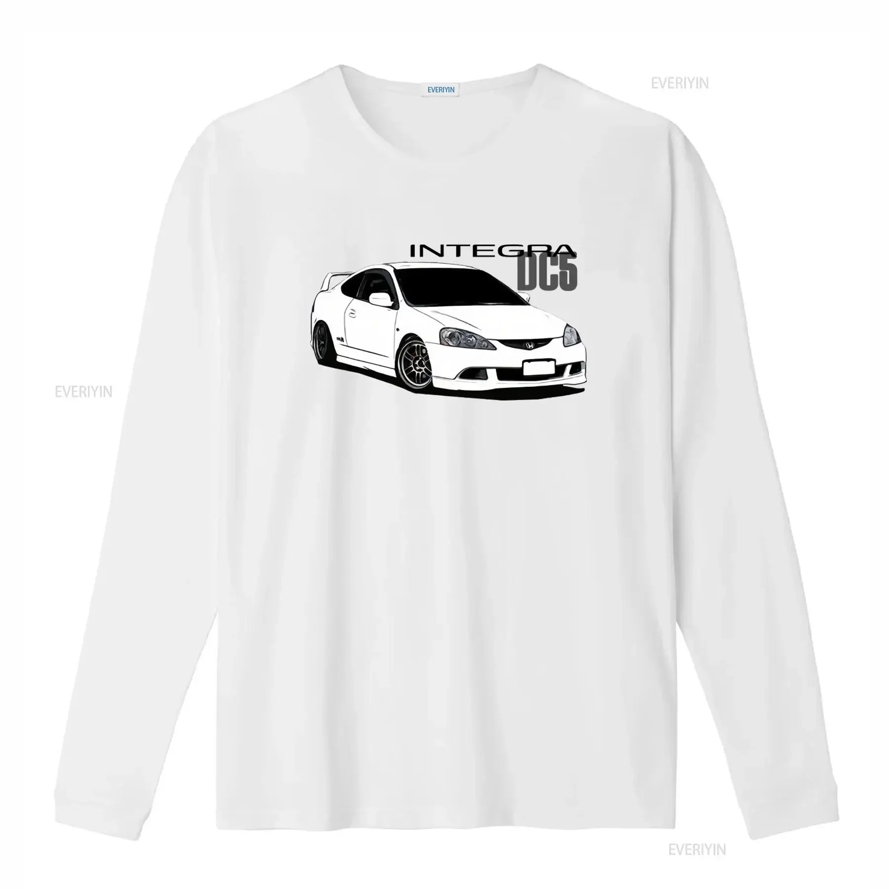 RSX DC5 Integra T Shirt SUPER Soft 60 40 Blend JDM Tuner Type R Car Design  vintage Washed Versatile Slightly homme Breathable