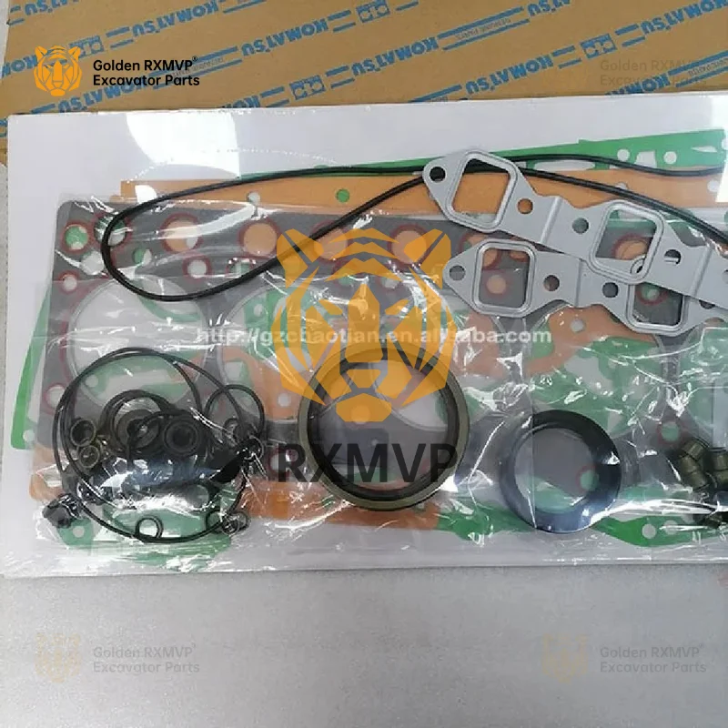 For XMVP Komatsu Engine Parts 6d95 S6d95 Full Gasket Kit With Head 6207-k1-2004 Pc120-3 Pc60-6 6207k14301 Excavator