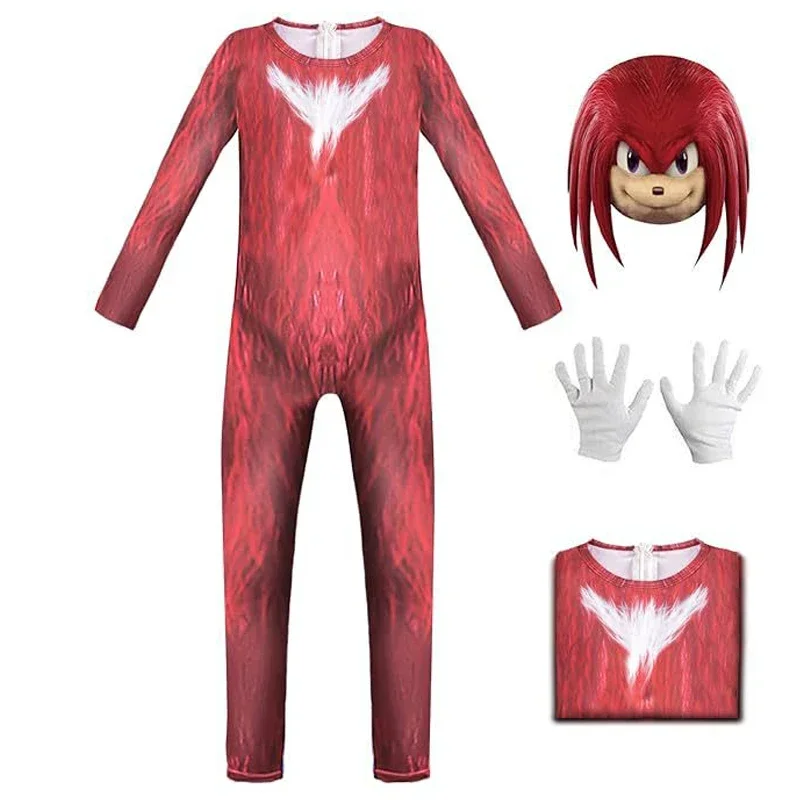 Juego de Halloween Sonics Spinball disfraz Cosplay The Hedgehog Classics Cos monos máscara para niños fiesta Halloween