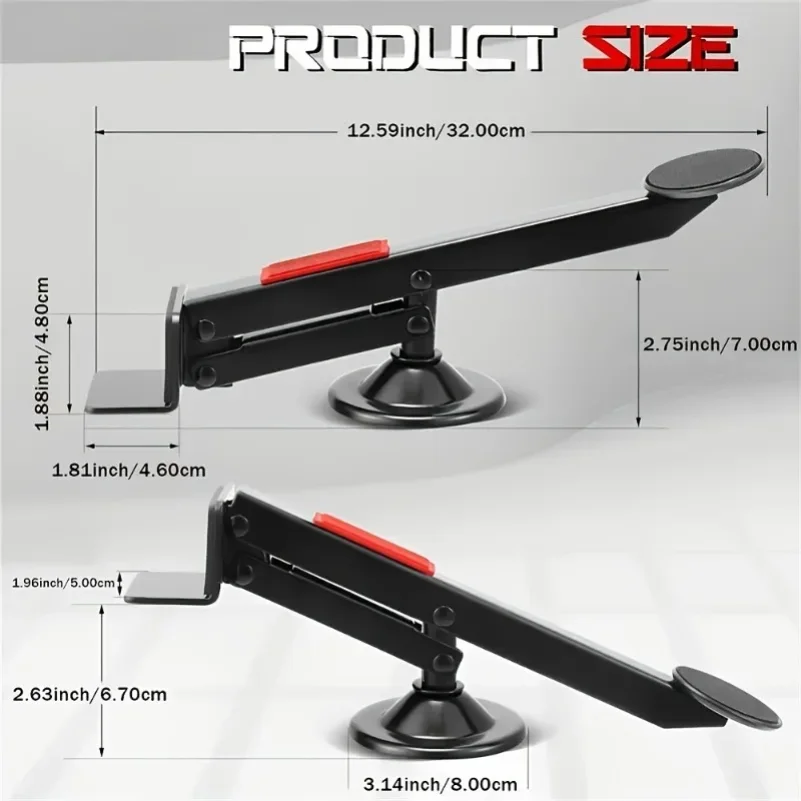 Heavy Duty Manual Door Installation Tool Ergonomic Handle Metal Lifter For Hardwood Softwood Doors No Power Required