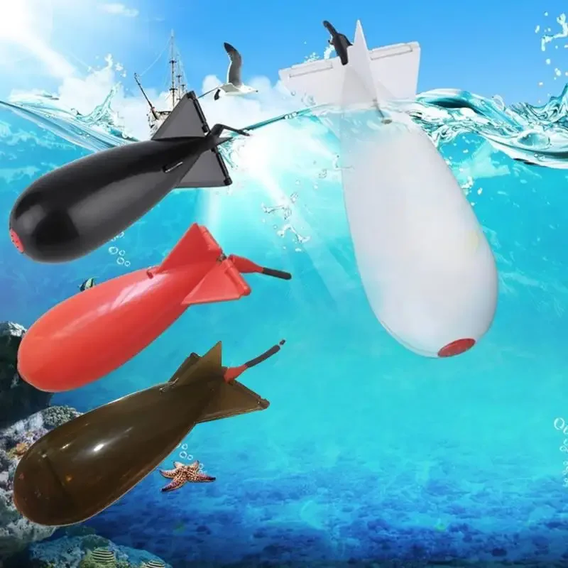 Universal Automatic Fishing Floating Float Device Carp Fishing Large Rockets Bomb Spomb Fishing Tackle Rocket Feeder Float