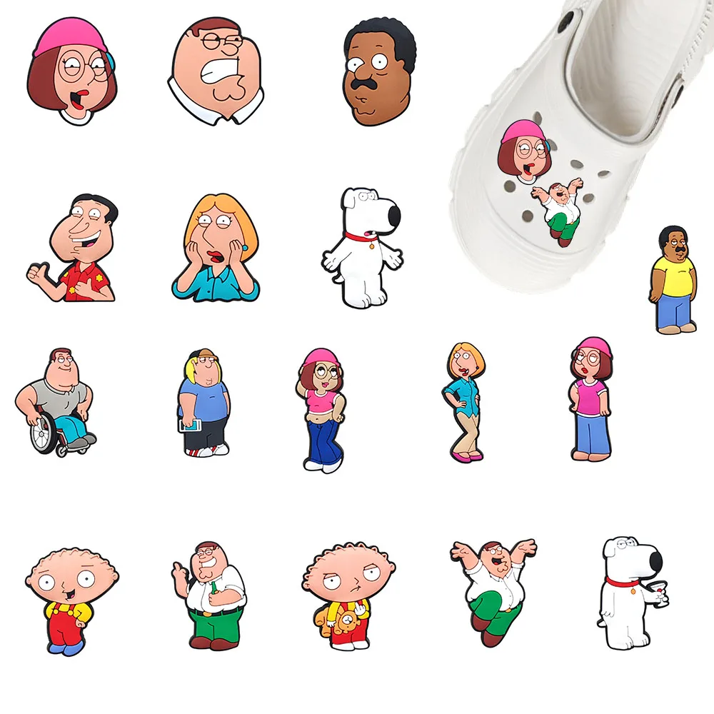 1-17-шт-новинка-серия-«Семейный-парень»-аксессуары-для-обуви-из-ПВХ-подходят-для-браслетов-с-отверстиями-украшения-для-обуви-«сделай-сам»-пряжка-подарки-для-детей