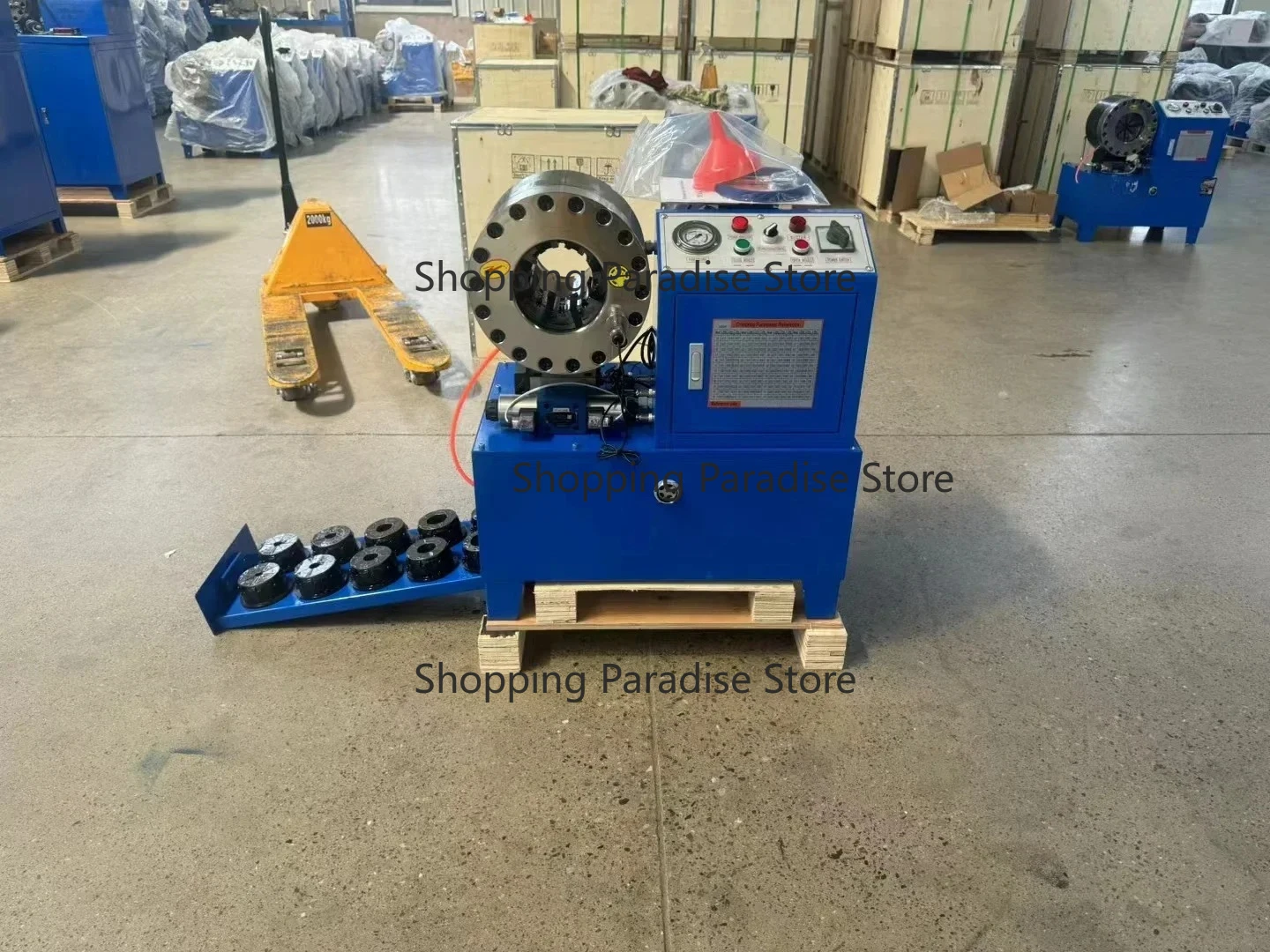 

Hydraulic tool buckle press hose crimping machine