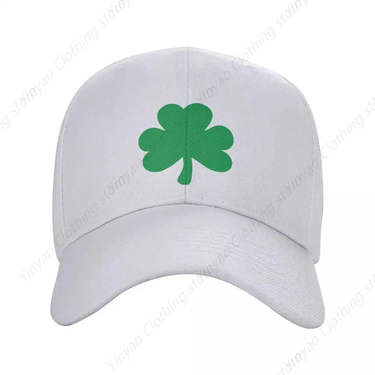 

Men's baseball cap solid color multi-color duckbill cap clover lucky hat