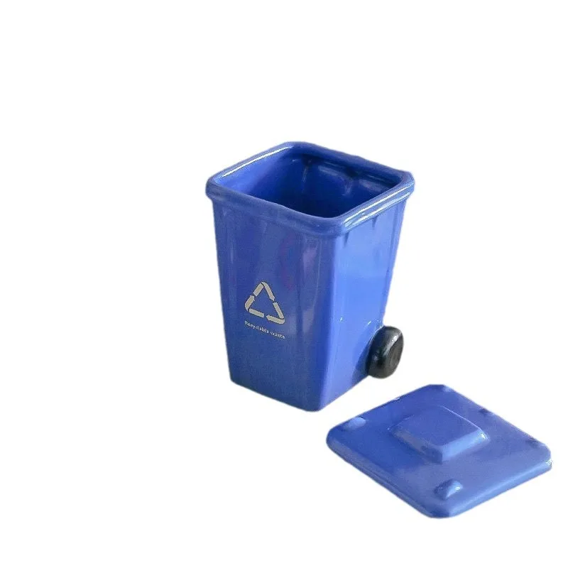 سلة المهملات الإبداعية كوب قهوة من السيراميك هدية حمراء مضحكة لهدية عيد ميلاد الأصدقاء #5