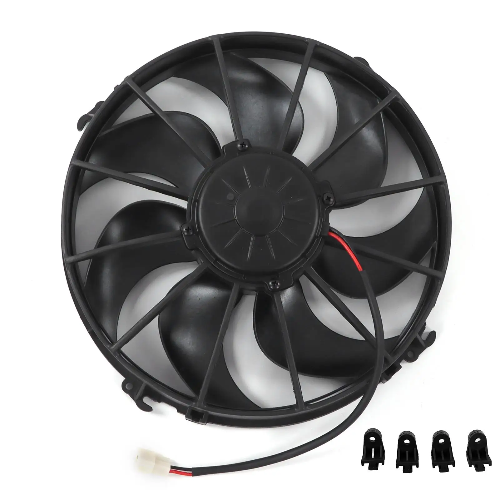 Radiator Fan 24V 3200r/min 7 Blades Heat Dissipation AC Condenser Fan for buses for trucks