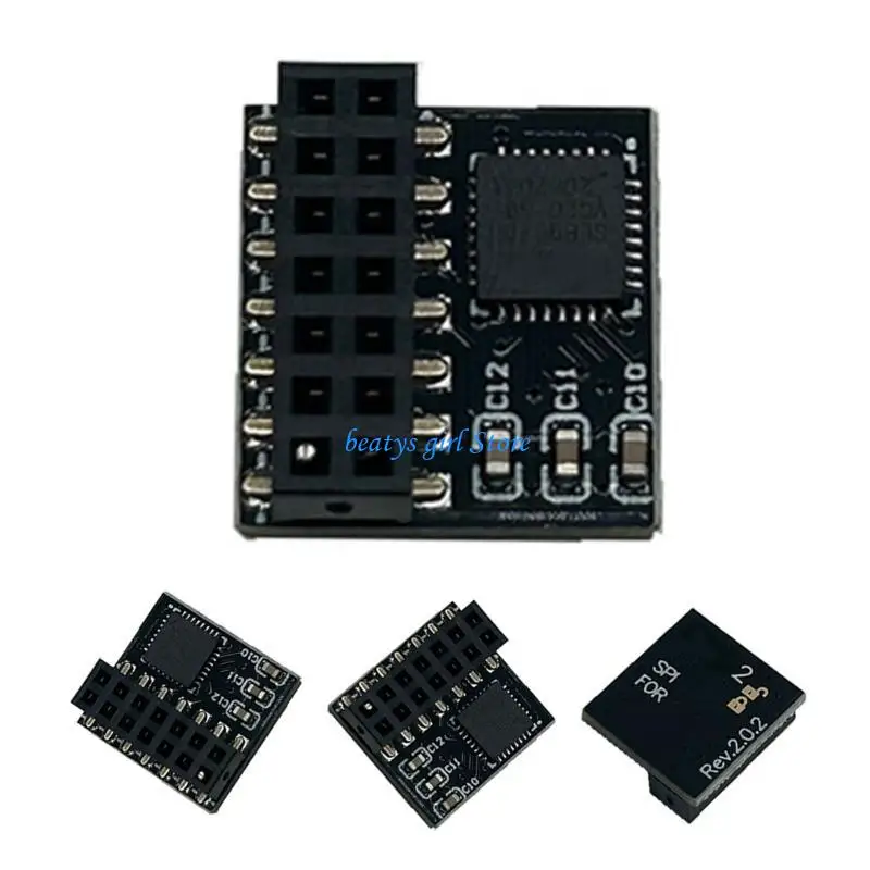 

C7AB TPM 2.0 Module LPC Strong Encryption TPM Module Board for Win 11