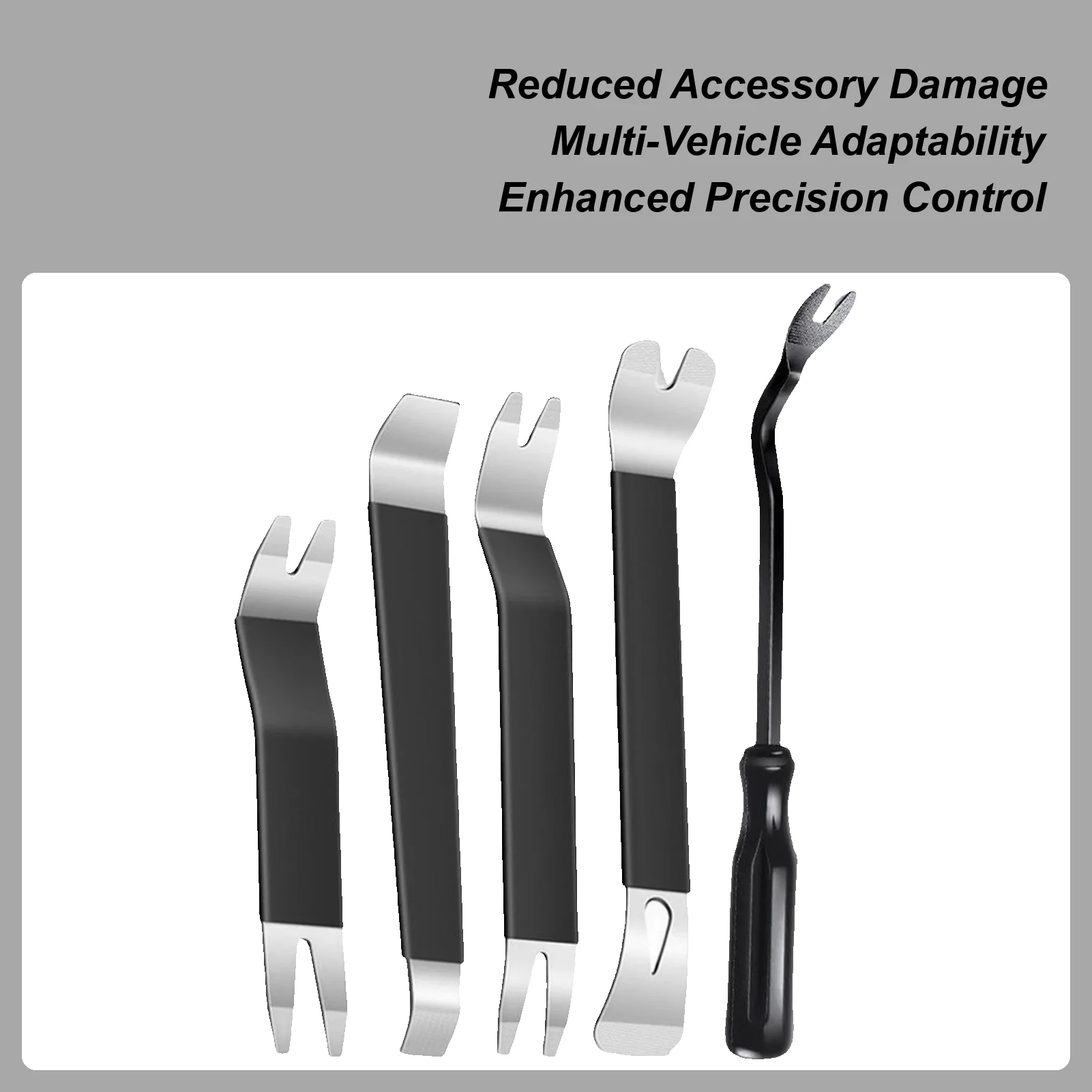 

Автомобильный инструмент, 5-компонентный универсальный трудосберегающий комплект для ремонта интерьера, инструмент для удаления приборной панели, инструмент для радиоприемника приборной панели автомобиля