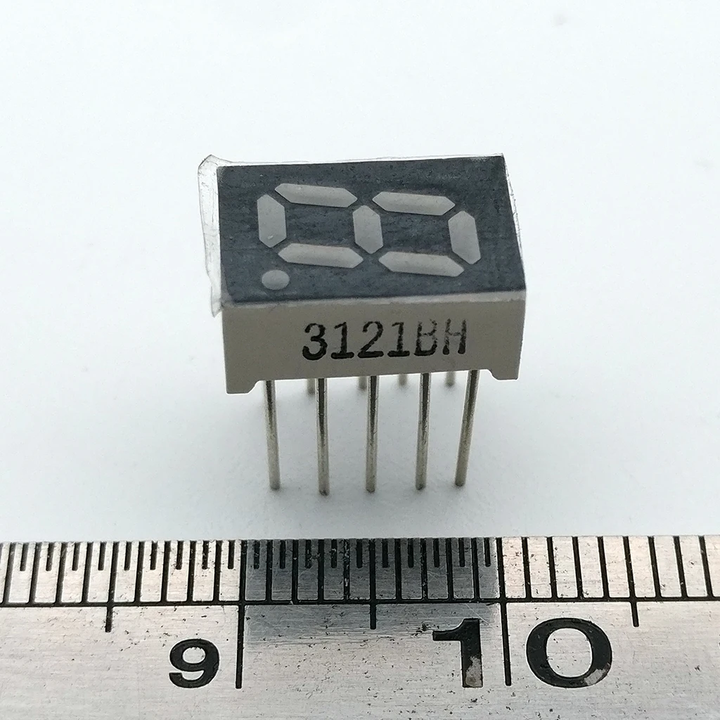 10PCS New  1 Bit 0.32  inch Digital Tube LED Display red Light 7 Segment Common Cathode/Anode