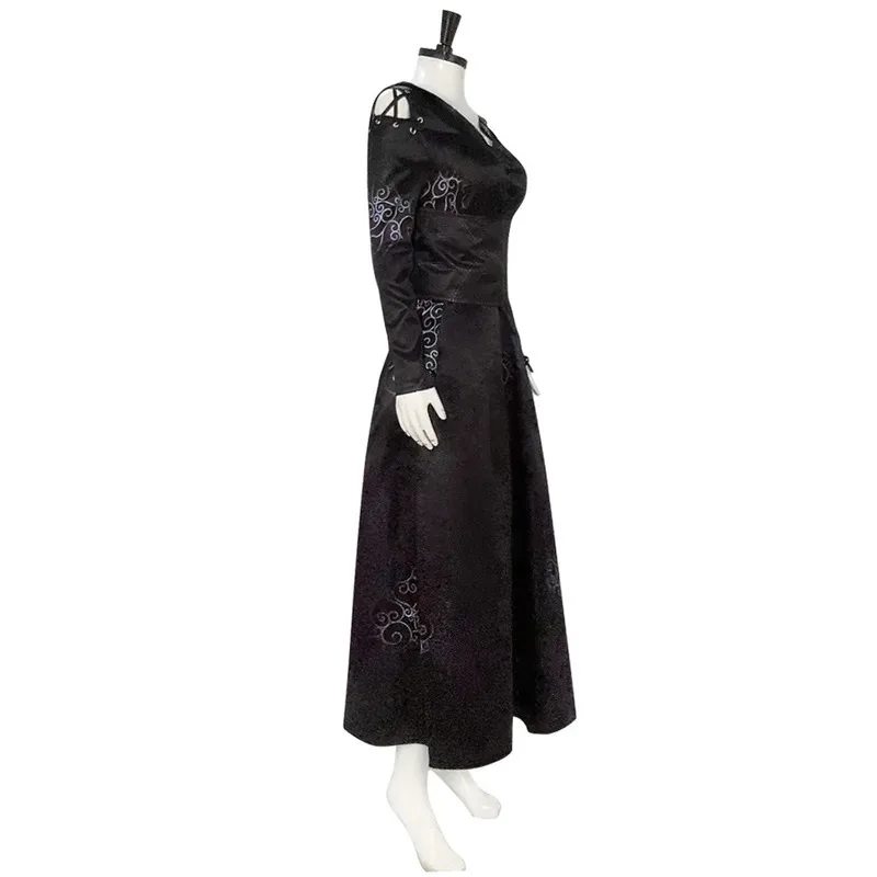 AIAI 2025Bellatrix Cos Lestrange disfraz de fantasía Cosplay mágico película cinturón ropa interior trajes mujeres adultas Halloween Disgui