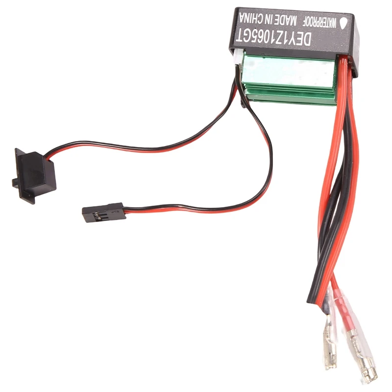 65A ESC pengontrol kecepatan listrik, mobil RC tahan air dengan colokan Tamiya untuk Traxxas Trx4 Axial SCX10 HSP RC4WD HPI