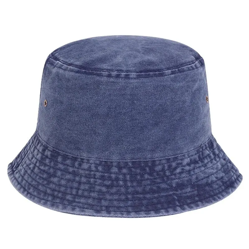 Uniseksowe, jednokolorowe, osobowościowe kapelusze typu Bucket Czapki rybackie Outdoor Casual Cap Kapelusz z filtrem przeciwsłonecznym