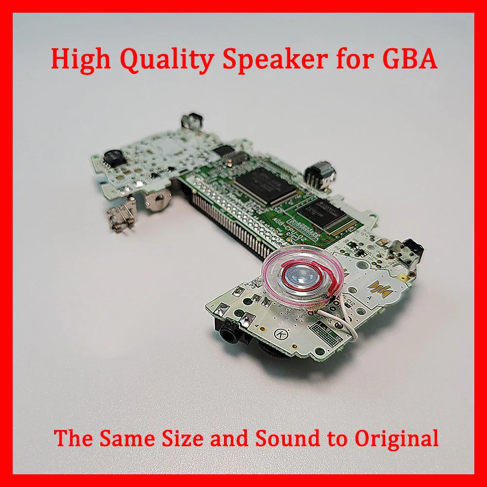 New 0.3W/0.6W Speaker Replacement for GameBoy GBA /GBC /GBP /GB DMG /GBASP with the Same Size and Voice to The Original Speaker