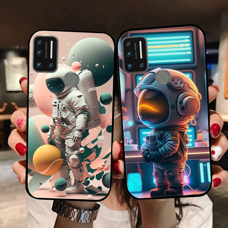 For UMIDIGI A9 Case A9Pro Phone Case Lovely Panda Cartoon Painting Soft Siliocne Coque For Umidigi A7 Pro Bumper Shell