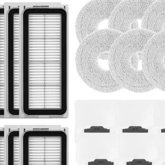 

Комплект для робота-пылесоса Cecotec Conga X50 / X-Treme: фильтр, салфетка для влажной уборки, мешок для сбора пыли, боковая щетка