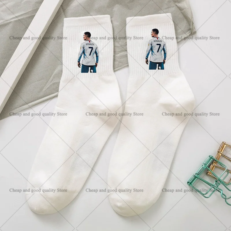 Cr7 Ronaldos Baumwollsocken für Damen und Herren, Niedliche Cartoon-Anime-Fußballsocken, Geburtstagsgeschenke