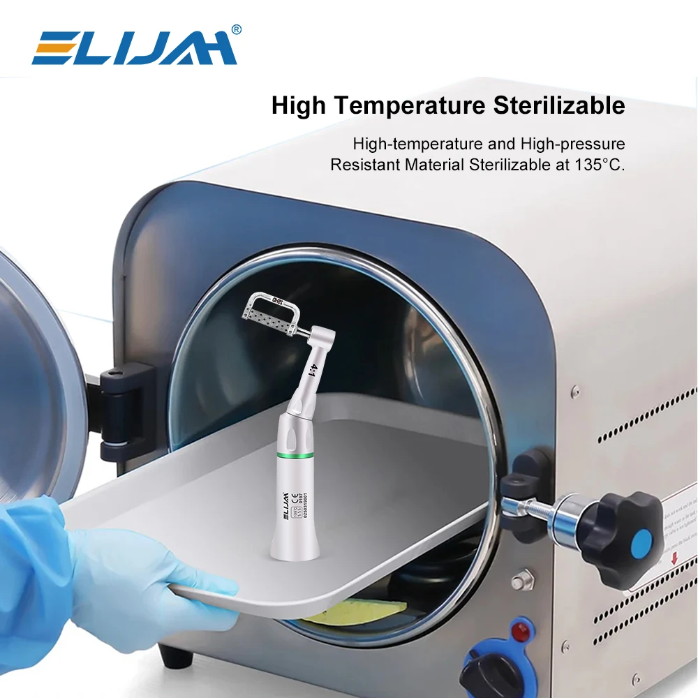 ELIJAH Dental 1:1/1:4 Slow Rotation Speed Angle Grinder Attachment Dentist Low Speed Handpiece Dental Polishing Tooth Gap Tools