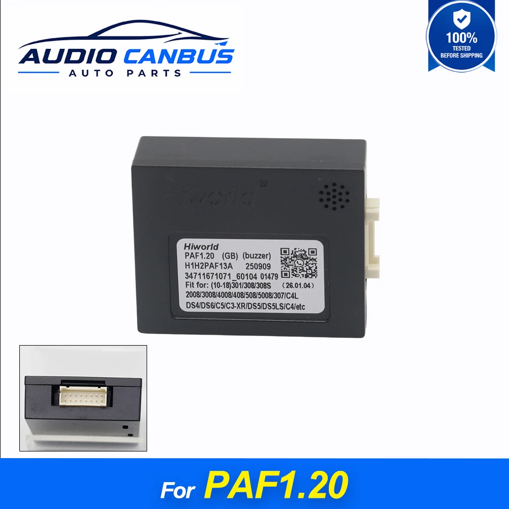 Car Radio CANBUS Decoder Module For PAF1.20 Stereo Wiring Harness Steering Wheel Control Retention Adapter