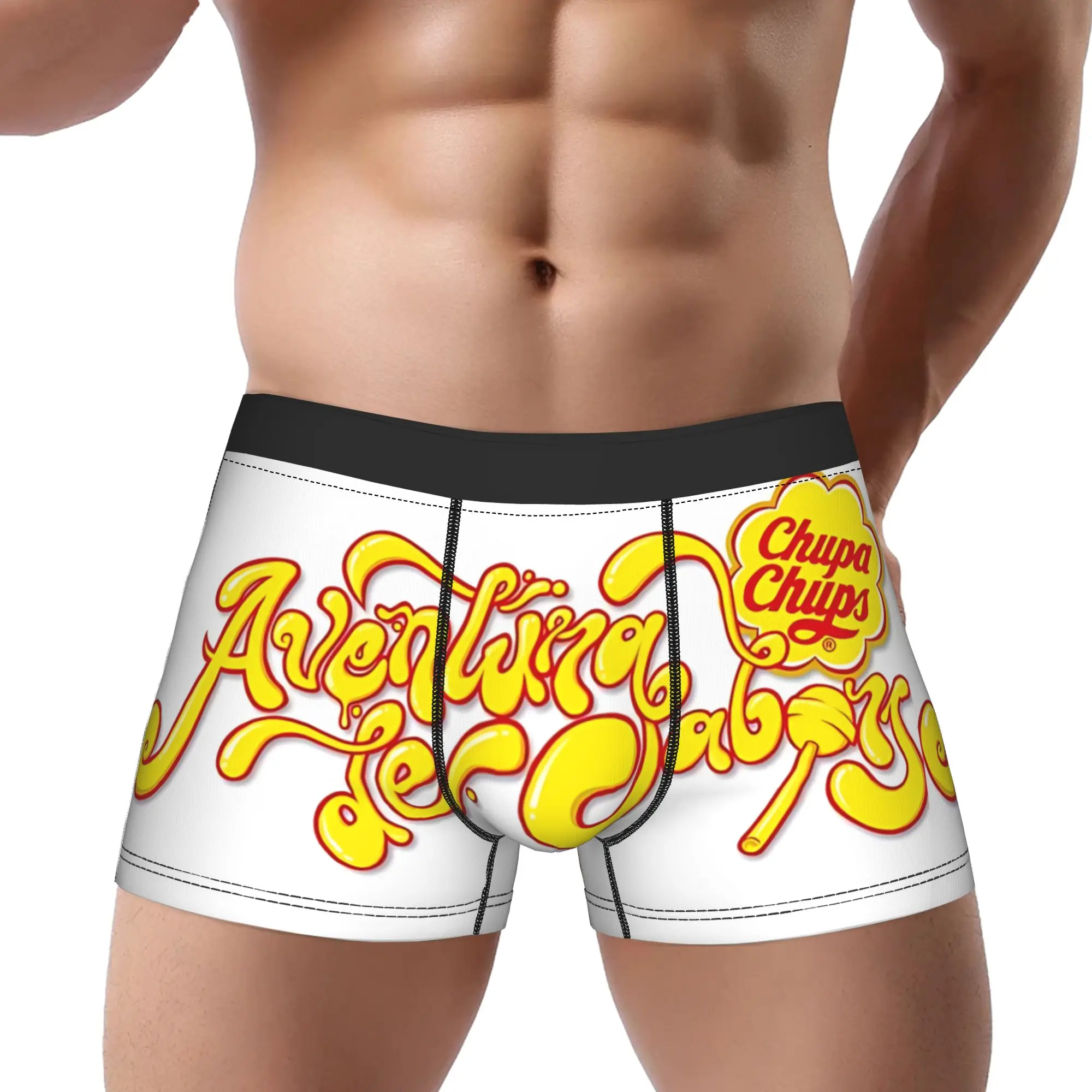 

1piece Lollipop C-Chupa Chups Underpants Breathbale Panties Man Underwear Print Shorts