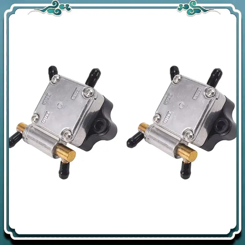 

ABTU-2 PCS Топливный насос для лодочного двигателя в сборе 6AH-24410-00 Металлический для подвесного 4-тактного подвесного двигателя 15HP 20HP