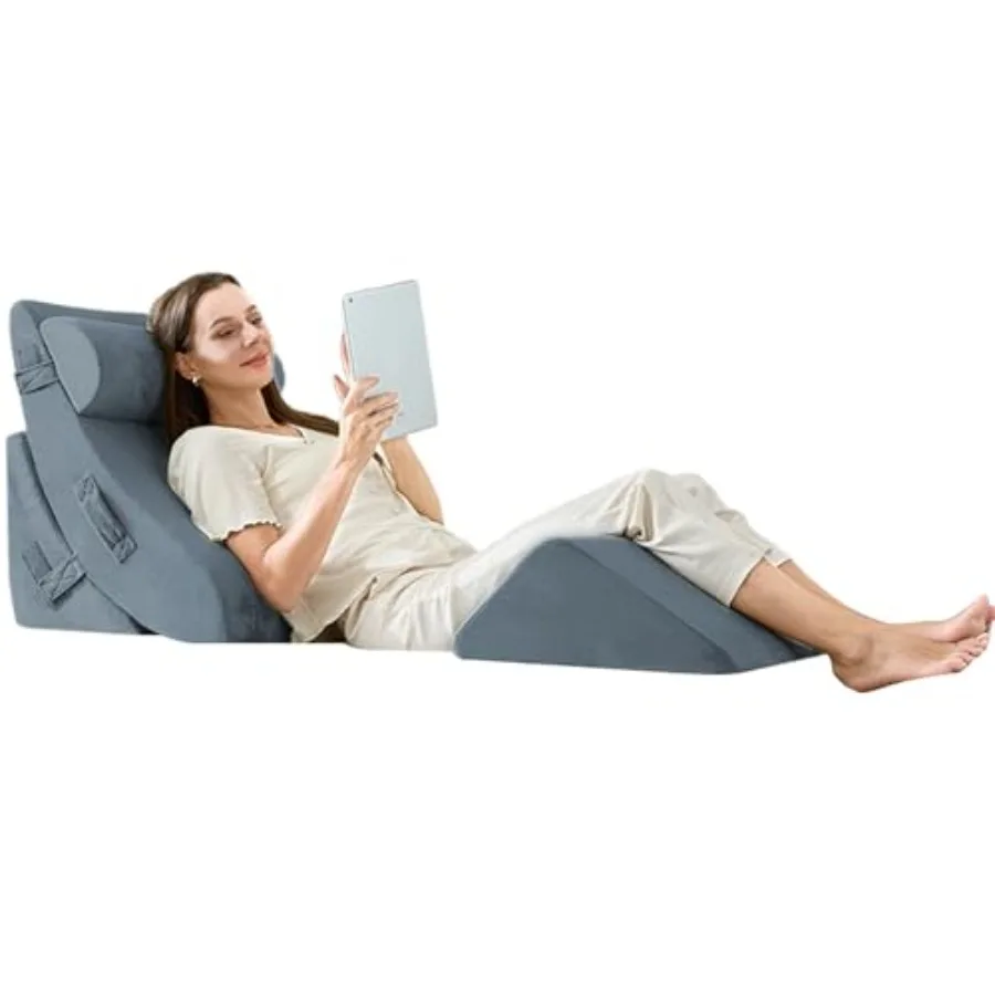 

4PCS Ortopedic ed Wed Pillow t Post Sur 45D Memory Foam for ack Neck and Leg Pain Relief Pleasing and Adjustale Support Pillows