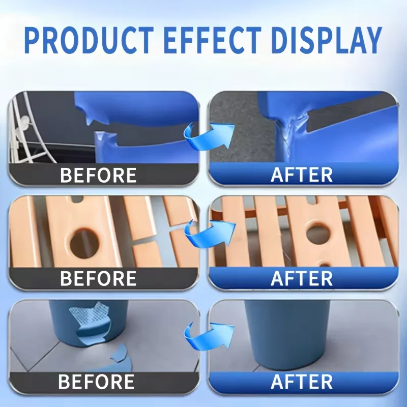 FARIENNE-25ml Universal Strong Plastic Repair Glue High Strength Adhesive For Plastic Chair Stool Toy Acrylic Welding
