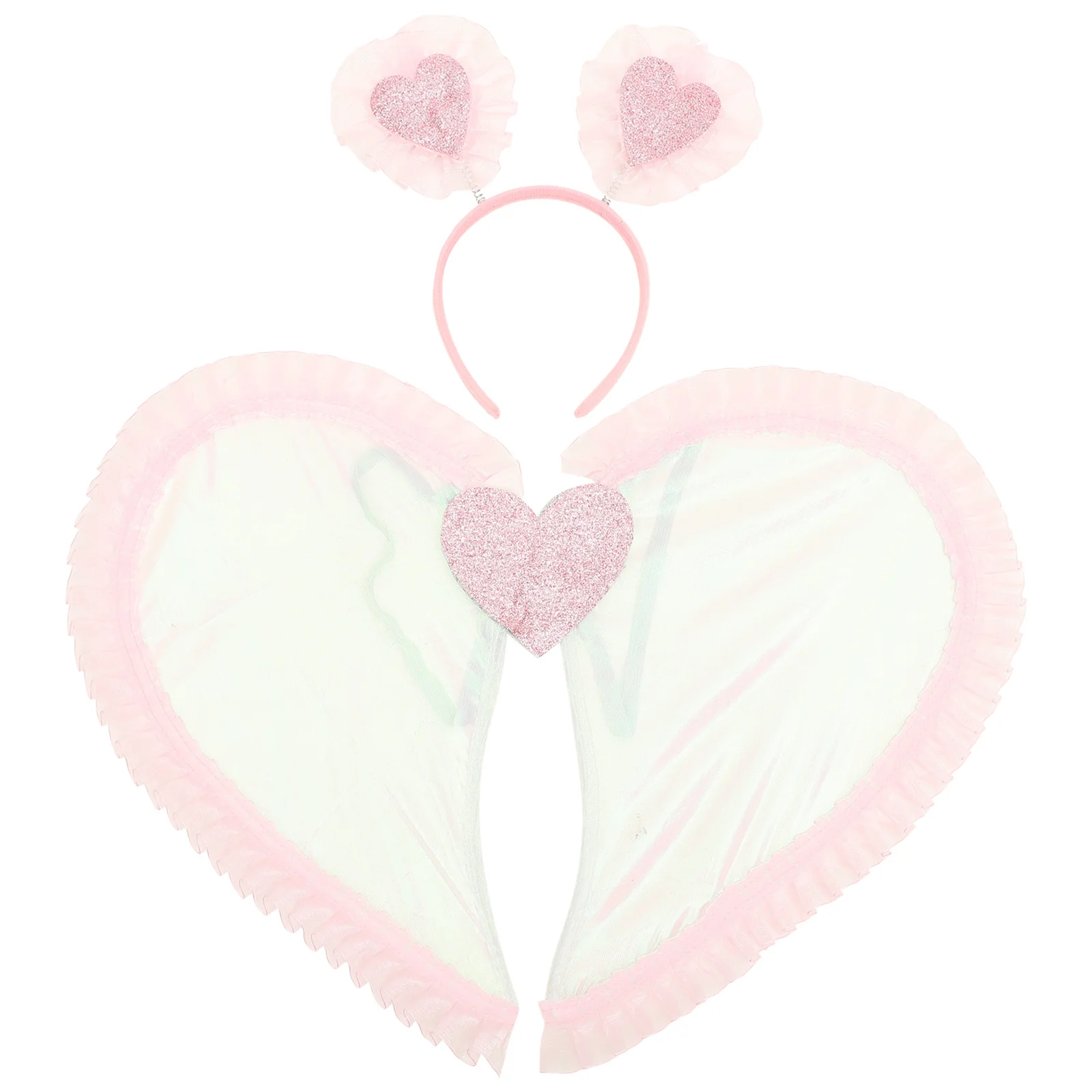 1 set Angel Wing Headband Kids Fairy Wings Costume Prop For Girls Party Decoration Cosplay Performance Wing For Kids Fairy Party