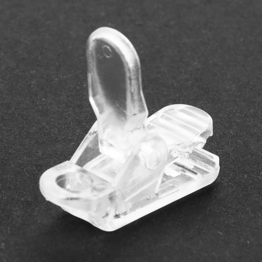 20 Pcs/Set Durable Plastic Tent Clip Hook Heavy Duty Transparent Awning Wind Rope Clamp Tarp Clips Outdoor Camping view 2