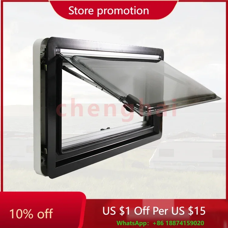 Top Quality Motorhome Window Right Angle Window 700*400mm RV Window with E13 for Trailer and Modified Car