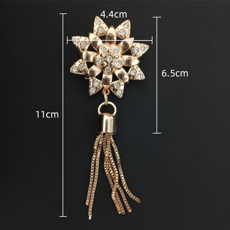 Exquisite Gold Metal Cute Clasp Buckle Buckles Purse Hat Handbag Decorative Pendant Hanging Strap DIY Leather Craft Accessories