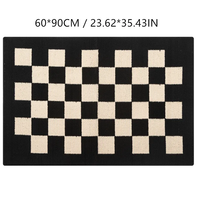 60*90CM Home Entry Door Mat Home Doorway Dust Resistant Door Mat Simple Absorbent Non-slip Carpet